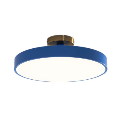 LED Ceiling Light Fixture 12 in Dimmable Round Low Profile for Bedroom Kitchen Office Home Modern Acrylic