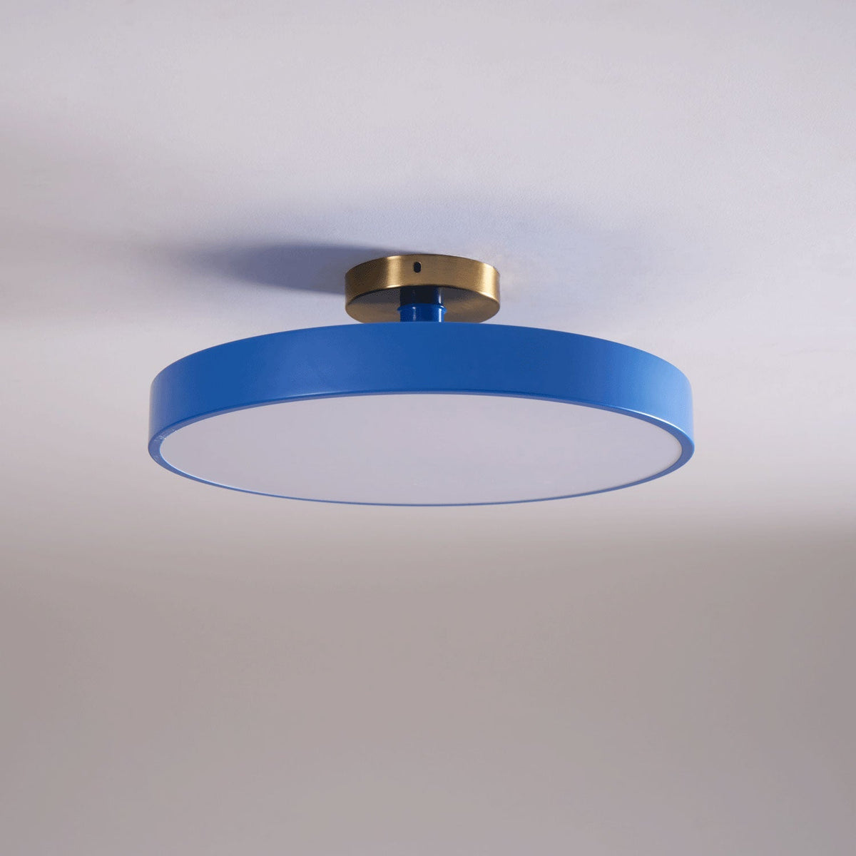 LED Ceiling Light Fixture 12 in Dimmable Round Low Profile for Bedroom Kitchen Office Home Modern Acrylic