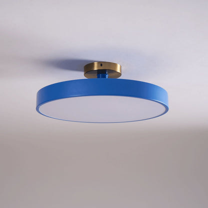 LED Ceiling Light Fixture 12 in Dimmable Round Low Profile for Bedroom Kitchen Office Home Modern Acrylic