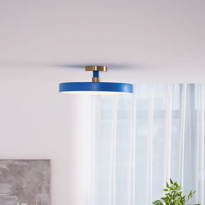 LED Ceiling Light Fixture 12 in Dimmable Round Low Profile for Bedroom Kitchen Office Home Modern Acrylic