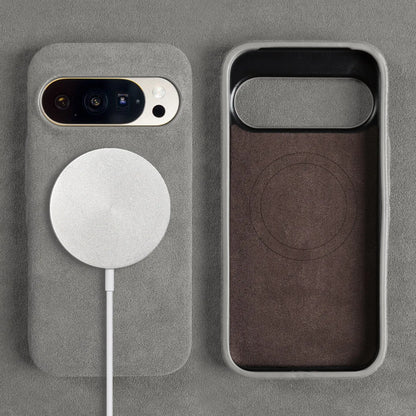 Google Pixel Protective Case Premium Microfiber Suede-Like Texture Shock Absorbing Raised Edge Camera Screen Protection Anti-Fingerprint