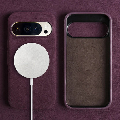 Google Pixel Protective Case Premium Microfiber Suede-Like Texture Shock Absorbing Raised Edge Camera Screen Protection Anti-Fingerprint