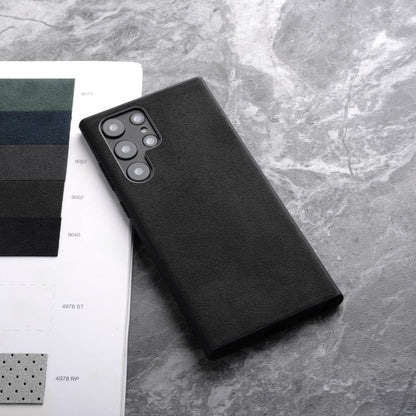 Samsung Galaxy Phone Case Luxe Suede-Alternative Material Slim Fit Protective Cover for S21 S22 S23 S24 S25 S26 Note 20