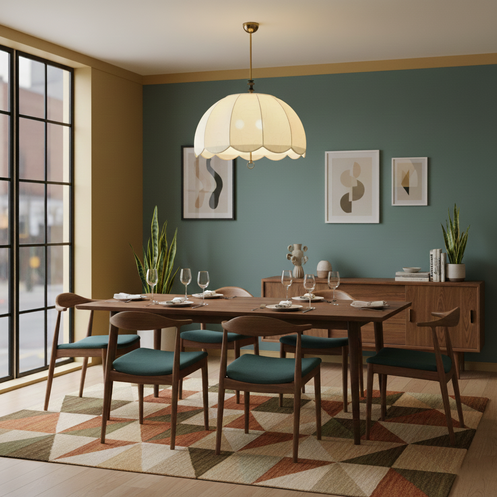 Woven Fabric Shade Drop Fixture 20-Inch Mixed-Material Frame for Table & Island Overhead Lighting
