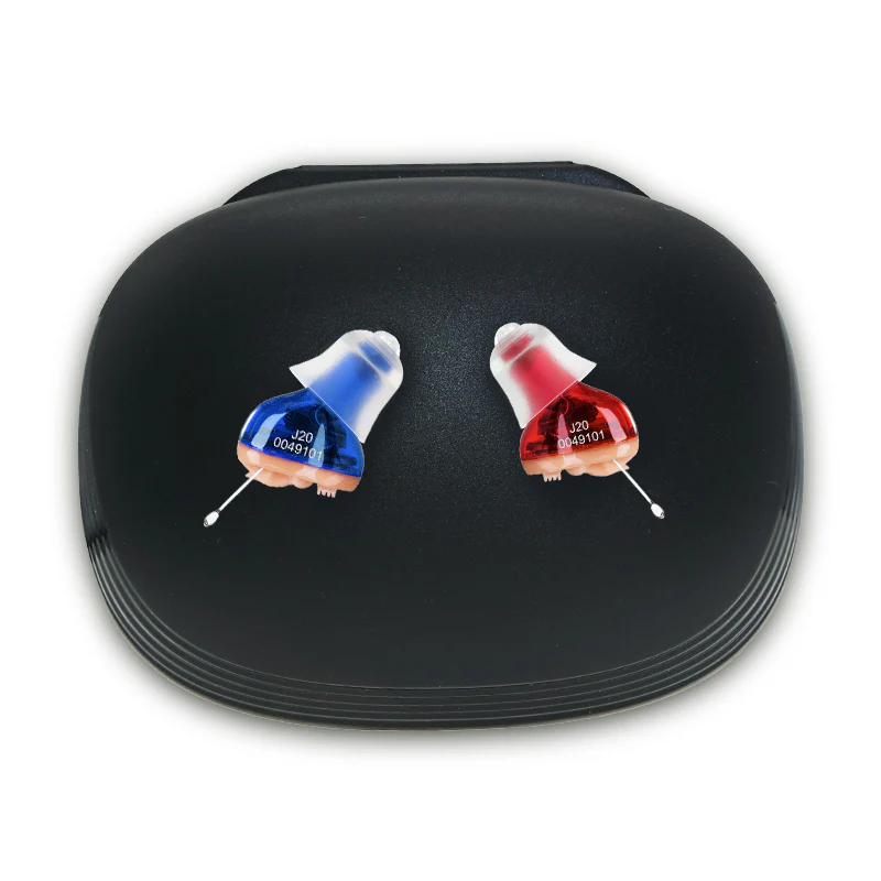 CIC Hearing Aid for Seniors, Invisible Hearing Aids with Noise Cancellation, In Ear Digital Hearing Aid