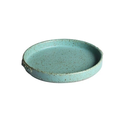 Jade Stoneware Ceramic Dinnerware Set – Vintage Glazed Porcelain with Unique Shapes