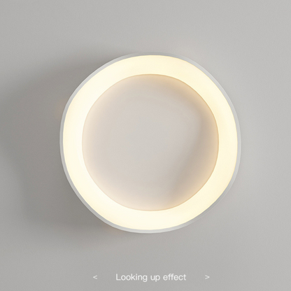 Flush Mount LED Ceiling Light Dimmable with Remote 16-20 Inch Round White Fixture for Bedroom Living Room Kitchen Modern Low Profile 3.5 Inc