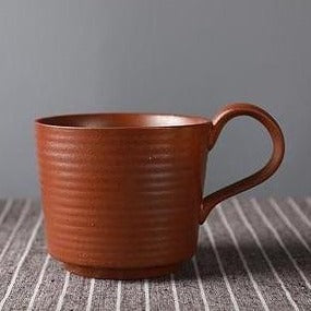 Japanese-Inspired Ceramic Cups and Mugs with Textured Grip – 6 oz Capacity