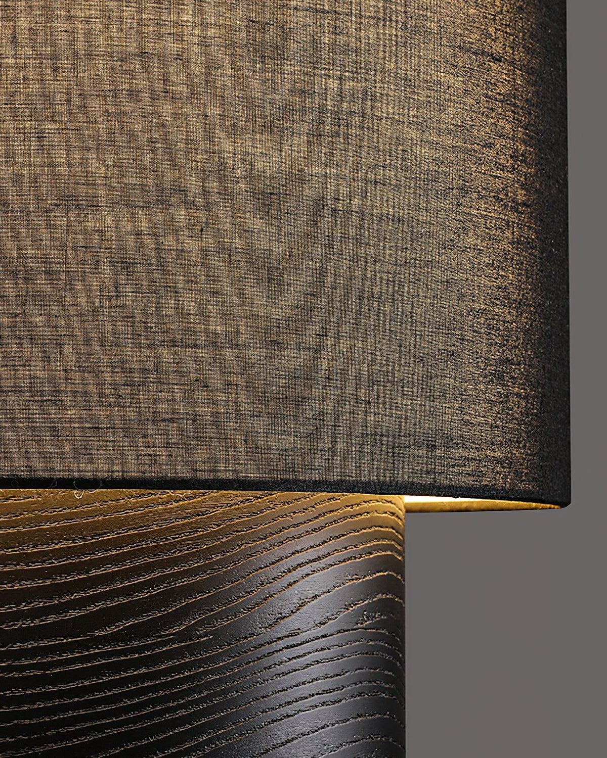 Wooden Bedside Lamp with Linen Shade – 12 Inch Modern Accent Light for Bedroom Nightstand, Living Room End Table, Reading Nook – Warm Glow D