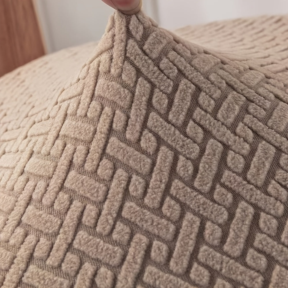 Recliner Chair Cover with Side Pocket, Recliner Chair Slipcover Machine Washable Microfiber, Fitted Recliner Furniture Cover