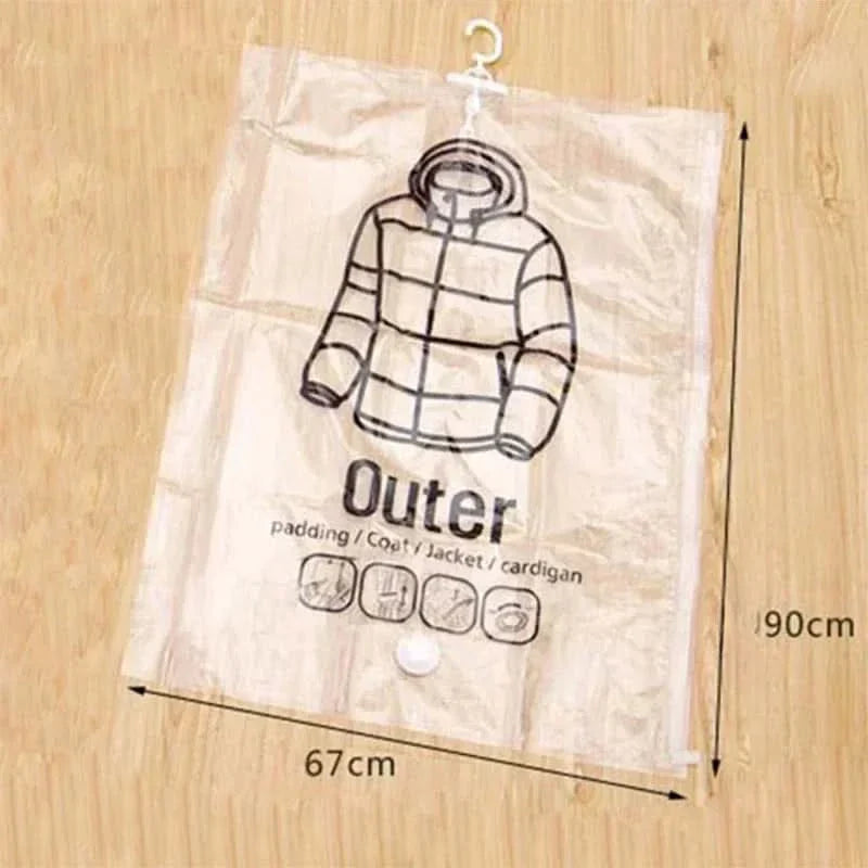 Vacuum Storage Bags for Clothes with Dustproof Design | Space-Saving Solution for Efficient Organization