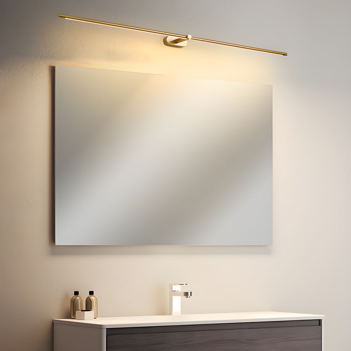 Rechargeable LED Picture Light 27 Inch Battery Operated Art Display Fixture Wireless Remote Dimmable Accent Sconce for Bedroom Hallway Galle