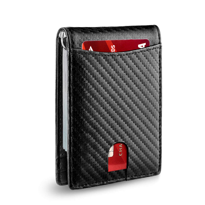 RFID Blocking Leather Card Holder with Theft-Proof Design | Compact Wallet for Daily Use