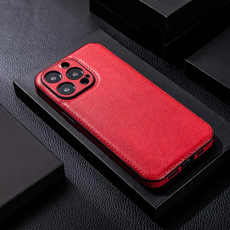 Kendra Leather iPhone Case | Shockproof, Durable Protection