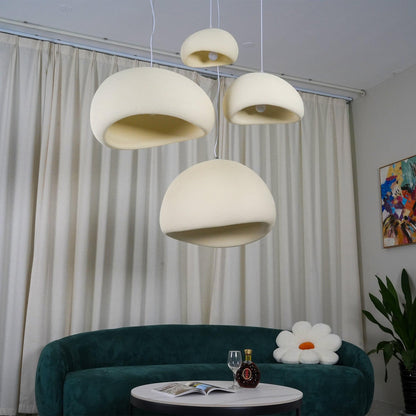 Cloud Pendant Lamp Dimmable LED Overhead Fixture Dining Room Bedroom Living Room Nursery Den Soft Glow Suspended Lighting E26 Bulb Base 12-4