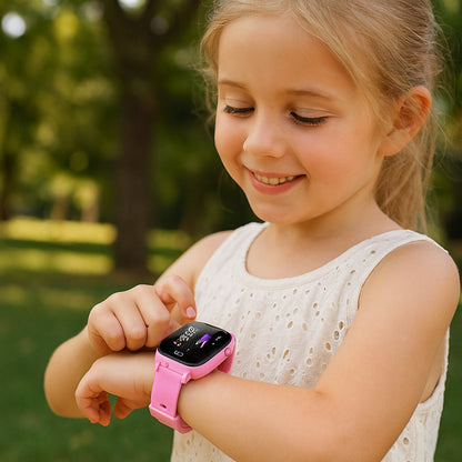Kids Smartwatch | 4G GPS Tracker with Waterproof Design & Camera | Real-Time Location Updates for Active Play