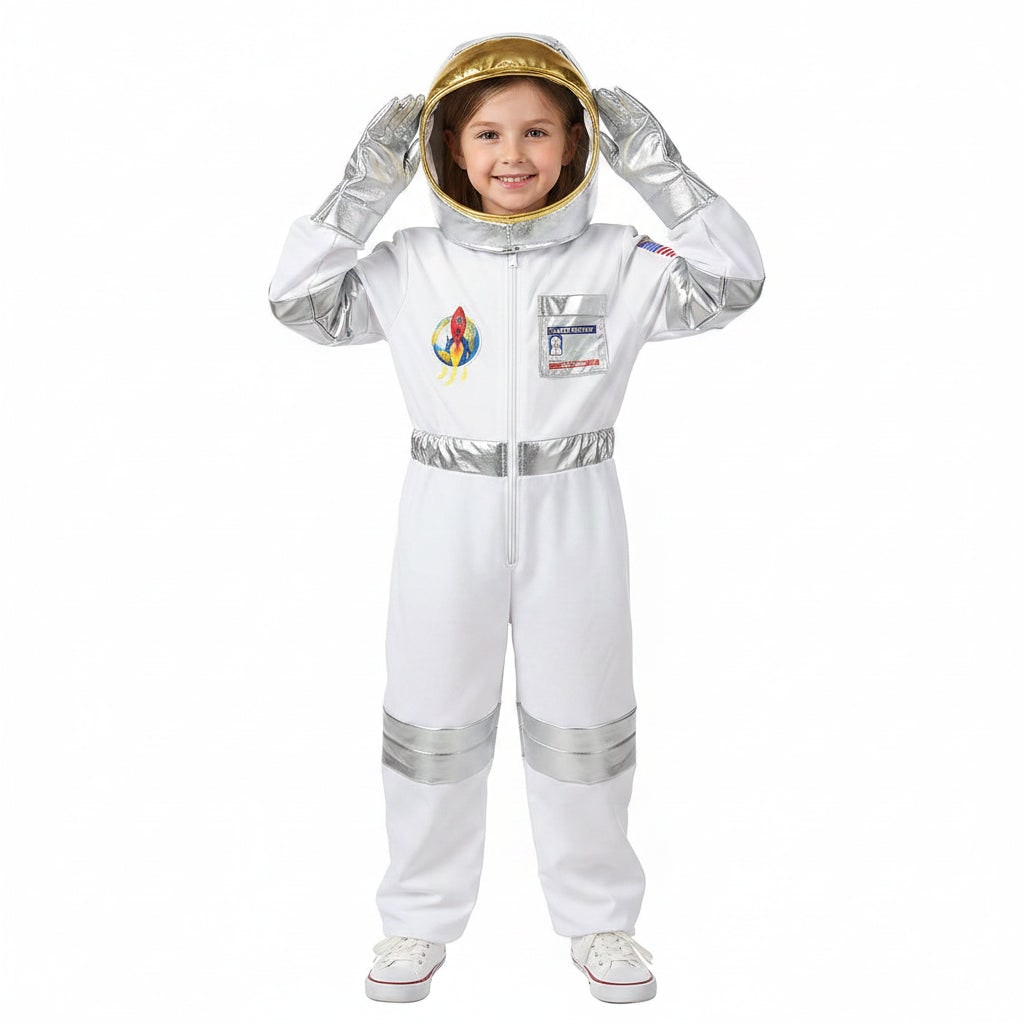 Kids Space Explorer Costume | Astronaut Jumpsuit for Creative Adventures
