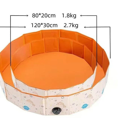 Ortekor Kids' Inflatable Pool | Durable Splash Design with Safe Edge | Perfect Summer Fun for Children