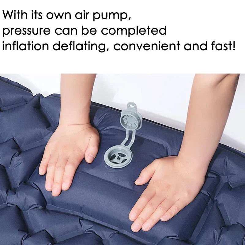 Kieran | Extra-Wide Double Inflatable Camping Mattress with Quick Inflate | Spacious Comfort for Outdoor Adventures
