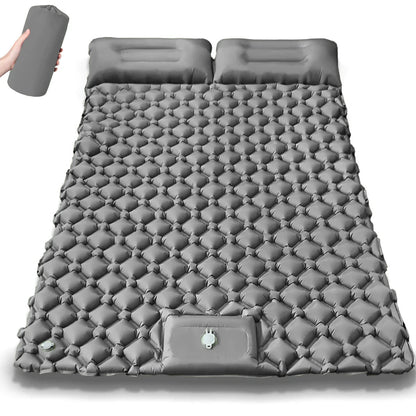 Kieran | Extra-Wide Double Inflatable Camping Mattress with Quick Inflate | Spacious Comfort for Outdoor Adventures