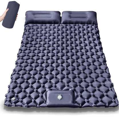 Kieran | Extra-Wide Double Inflatable Camping Mattress with Quick Inflate | Spacious Comfort for Outdoor Adventures