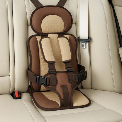 Portable Child Safety Harness Seat for Travel with 5-Point System Gray Foldable Booster for Taxis Rental Cars Everyday Outings Toddlers Kids