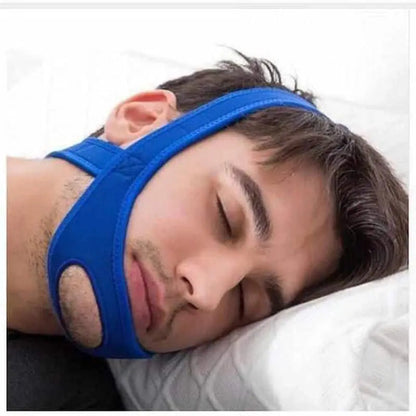 Jaw Support Strap for Snoring Relief – Adjustable Neoprene Chin Wrap for Sleep