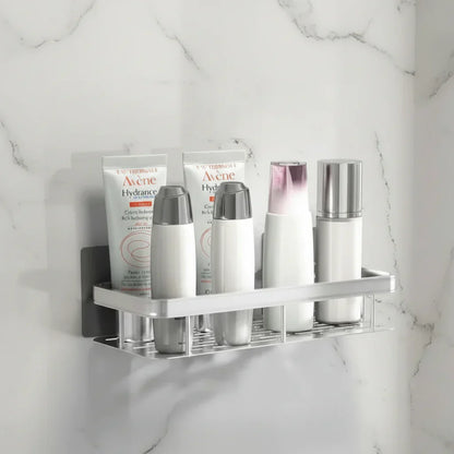 Self-Adhesive Bathroom Shelf | No Drilling & Stainless Steel