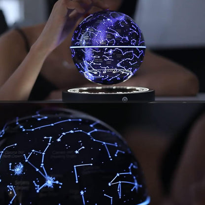 Magnetic Levitation Floating Globe Night Light with 360° Rotation Star Map Sphere for Bedroom Office Living Room Desk Decor