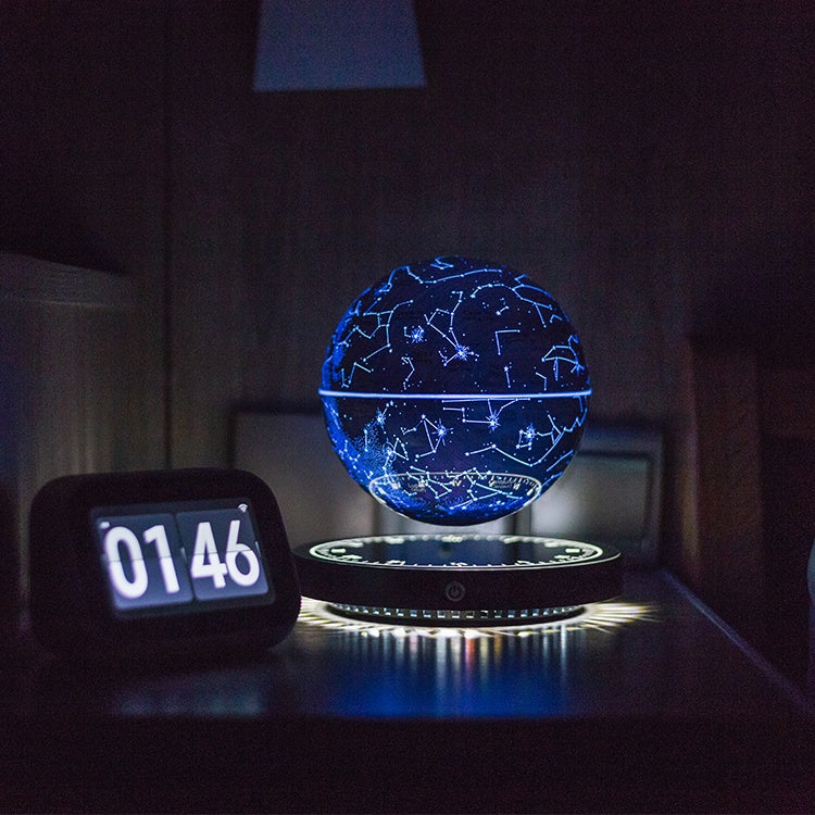 Magnetic Levitation Floating Globe Night Light with 360° Rotation Star Map Sphere for Bedroom Office Living Room Desk Decor