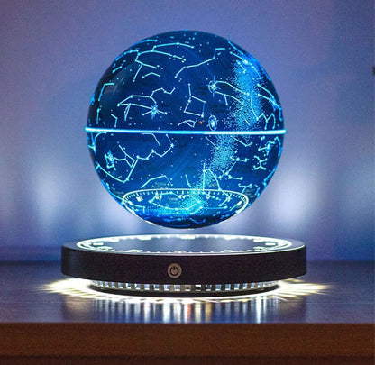 Magnetic Levitation Floating Globe Night Light with 360° Rotation Star Map Sphere for Bedroom Office Living Room Desk Decor