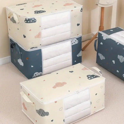 Kora Kids Storage Bag - Durable Cotton-Polyester Blend, Reinforced Handles