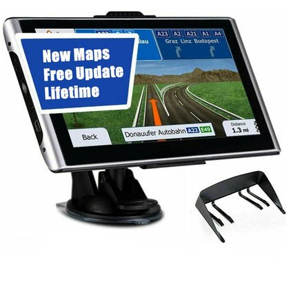 Smart Nav | 7-Inch GPS Navigation Device with Real Voice Guidance | Accurate Route Planning for Safe Travel