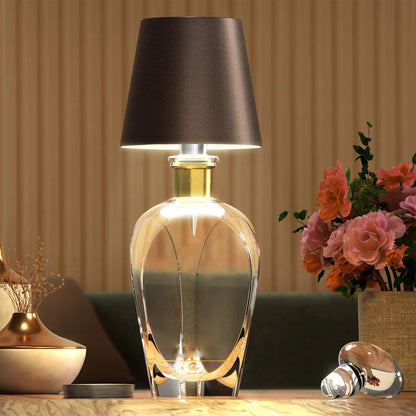Touch-Controlled LED Accent Lamp with Iron Base – Cordless Desk Light for Nightstands, Home Office, Bedroom & Living Room Decor