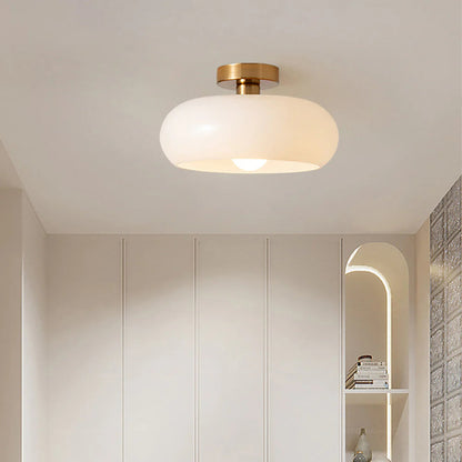 Hanging Dome Fixture 11-Inch Tinted Glass Hardwired Ceiling Drop Light for Kitchens Over Islands Bedrooms Breakfast Nooks Industrial Farmhou