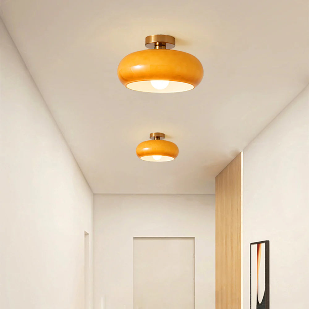 Hanging Dome Fixture 11-Inch Tinted Glass Hardwired Ceiling Drop Light for Kitchens Over Islands Bedrooms Breakfast Nooks Industrial Farmhou