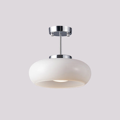 Amber Glass Dome Hanging Light 11 Inch for Kitchen Island Vintage Brass Fixture Dimmable E27 Dining Room Bedroom Overhead Adjustable Height