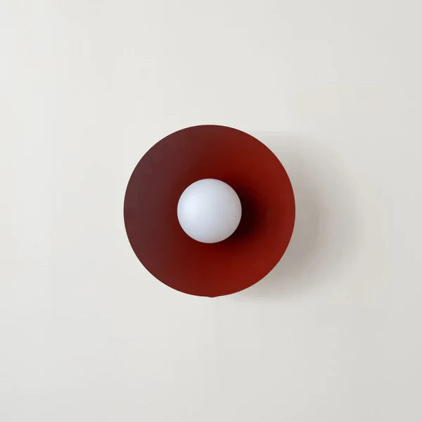 Round Overhead LED Fixture Metal 12.6 Inch Diameter Low-Profile Mount for Kitchen Dining Room Bedroom Hallway 5.9 in Height Contemporary Hom
