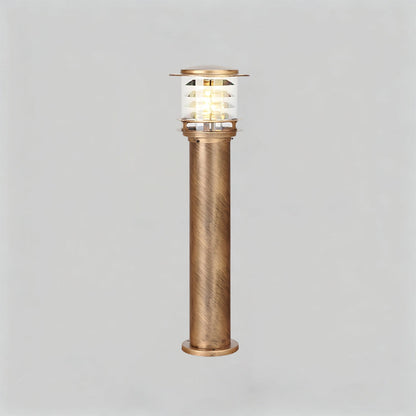 Weather-Resistant Pathway Bollard Light 6-in Aluminum Post Lamp for Driveways Gardens Patios IP65 Waterproof Outdoor Standing Light E26 Sock