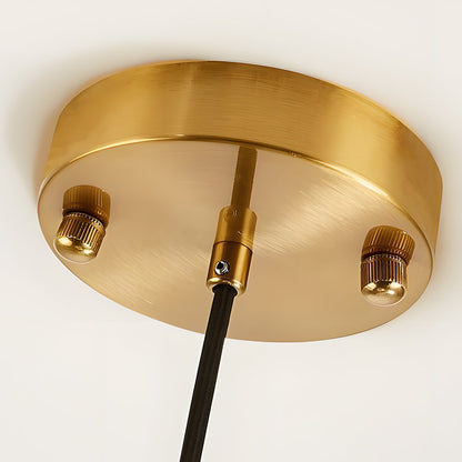 Textured Glass Pendant Light Fixture for Dining Room & Kitchen | E27 Socket | Rippled Dome Shade | Two Size Options | Warm Ambient Glow for