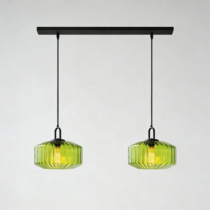 Handblown Glass Pendant Light Fixture 11 Inch Diameter for Kitchen Dining Room Hallway Living Room Bedroom LED Ceiling Light