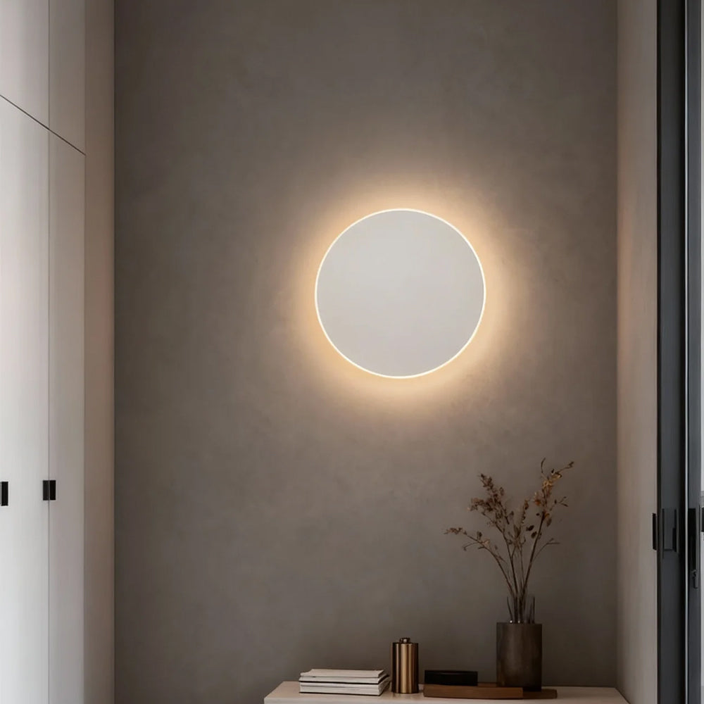 Modern Metal Sconce with Acrylic Shade in Black or White for Hallway Bedroom Living Room Indoor Ambient Lighting LED Fixture Contemporary Ho