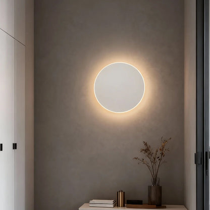 Modern Metal Sconce with Acrylic Shade in Black or White for Hallway Bedroom Living Room Indoor Ambient Lighting LED Fixture Contemporary Ho