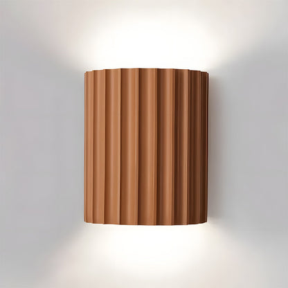 Sculptural Resin Sconce with Dual G9 Sockets for Bedroom Hallway Accent Lighting in Green Finish 6.5 Inches Compact Indoor Fixture