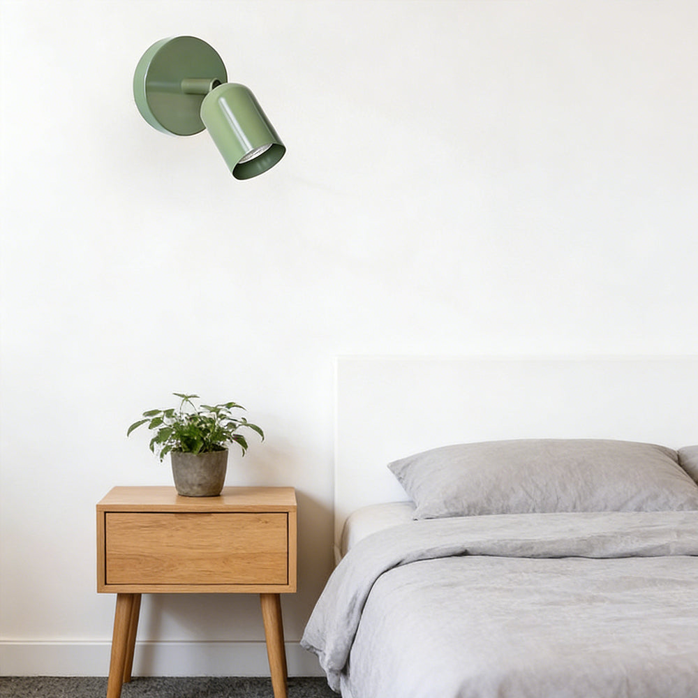 Metal Wall Sconce Light Fixture with Built-In LED for Bedrooms, Hallways, Staircases - Adjustable Color Temperature Reading Light - Compact