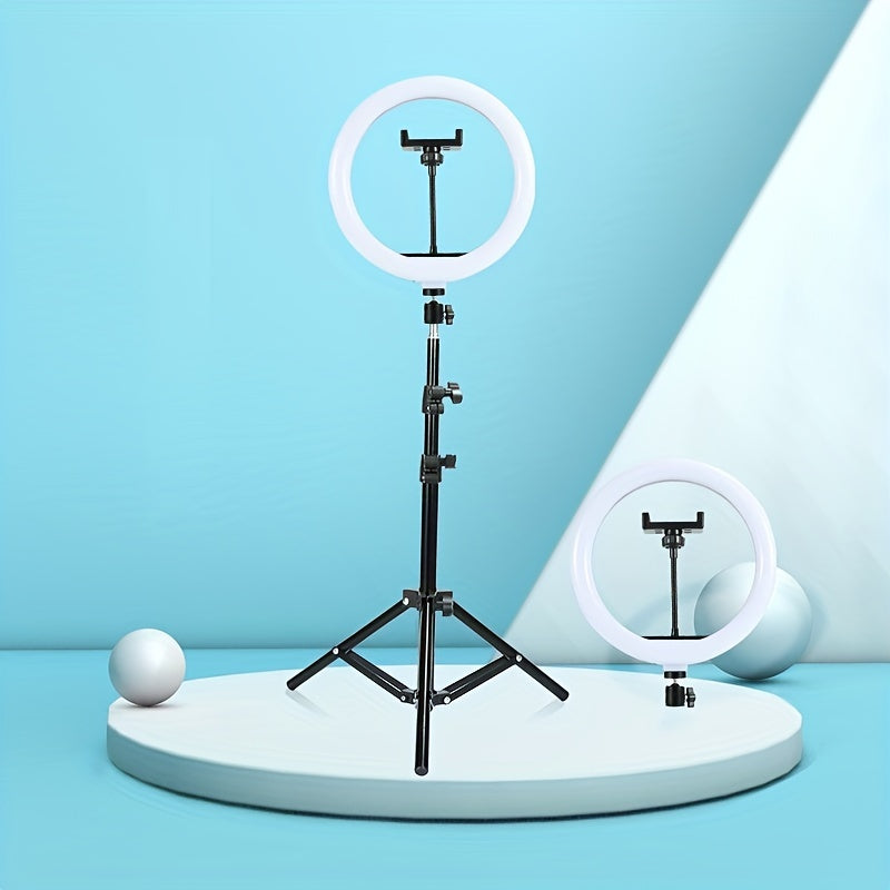 LED Ring Light with Adjustable Tripod Stand | Bright Illumination for Photography and Streaming