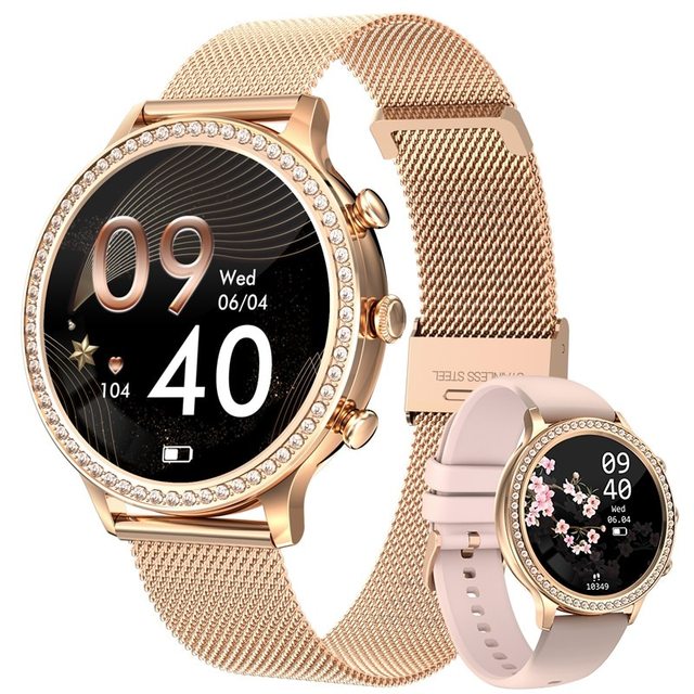Health Tracking Smartwatch with Heart Rate Monitor, Blood Pressure & Sleep Analysis for Daily Fitness & Wellness