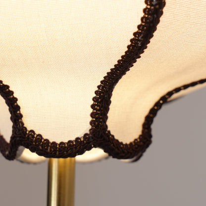Multi-Bulb Hanging Ceiling Lantern in Wood & Fabric for Dining Room, Living Room & Entryway | Classic Drum Shade Chandelier with Adjustable