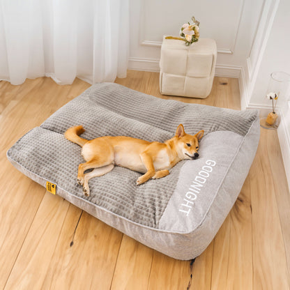 Orthopedic Dog Bed with Spine Support & Non-Slip Base for Large Breeds, Senior Dogs, Joint Relief