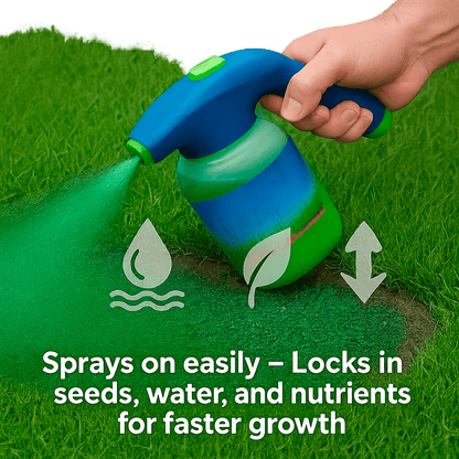 LawnNova | Grass Seed Spray for Effortless Lawn Restoration | Easy Hose Connection for Quick Results
